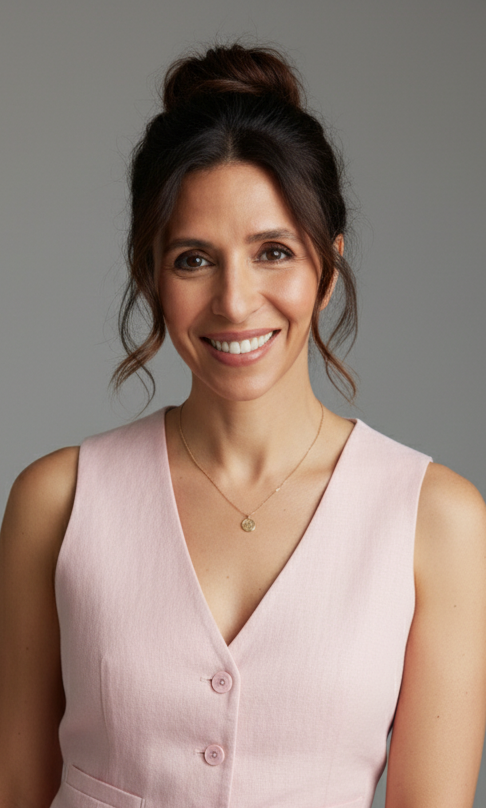 Pink Suit Portrait 3